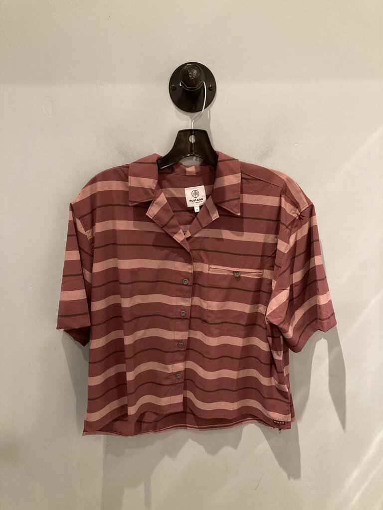 Flylow Tucker Button Top, Ginger/Pink Dawn, Women's M (Sample)