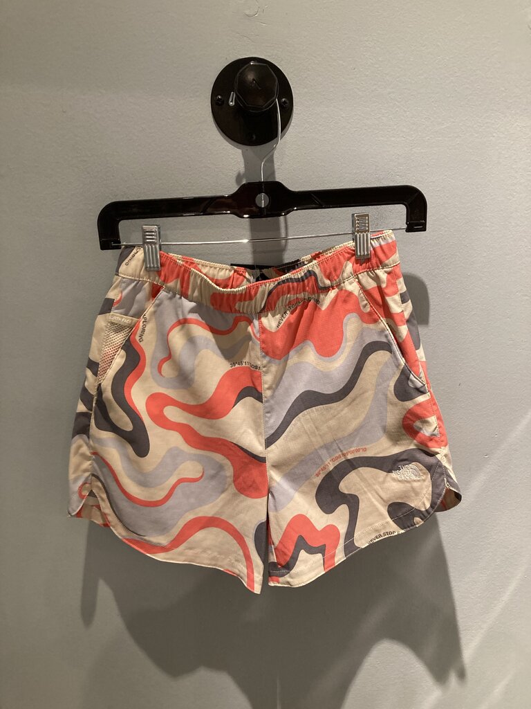 (Unused) The North Face Wavy Shorts, Natural/Pink, Women's XS