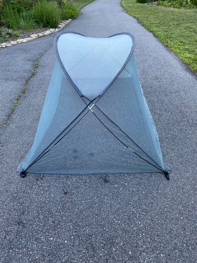 Epco Designs Tropic Screen Mesh 2P Floorless Tent, Gray/Navy