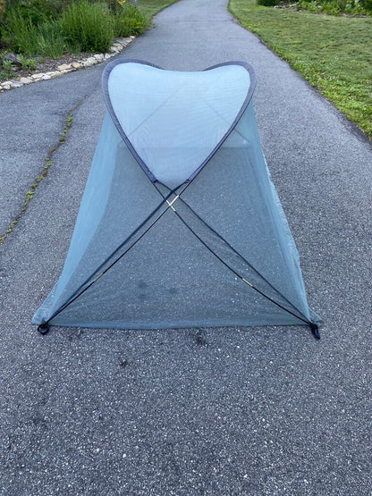 Epco Designs Tropic Screen Mesh 2P Floorless Tent, Gray/Navy