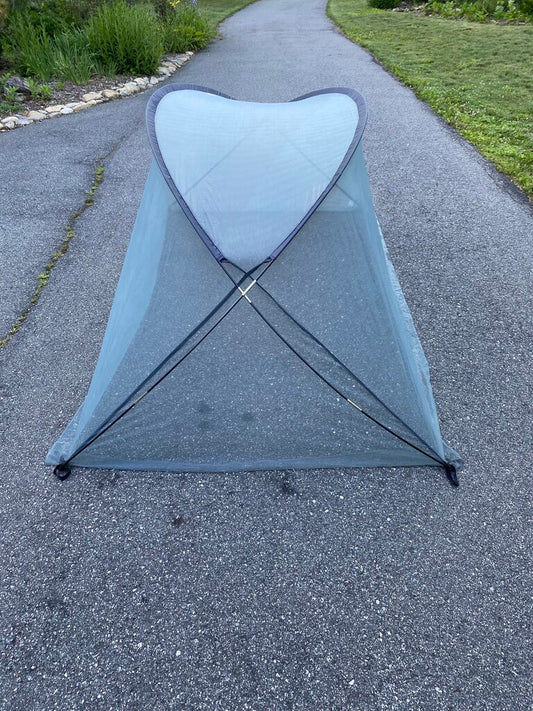 Epco Designs Tropic Screen Mesh 2P Floorless Tent, Gray/Navy
