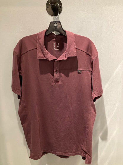 Arc'Teryx SS Polo, Maroon, Men's XL