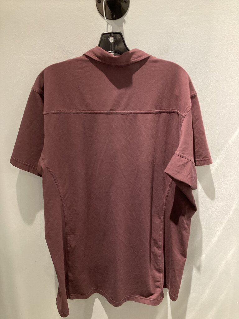 Arc'Teryx SS Polo, Maroon, Men's XL