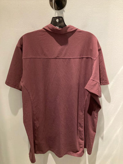 Arc'Teryx SS Polo, Maroon, Men's XL