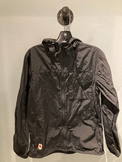 Fjallraven Wind Jacket, Black, Women's S