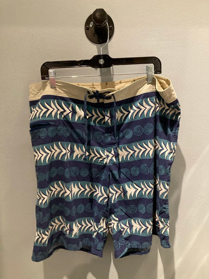 Patagonia Board Shorts, Blue/White, Men's 40