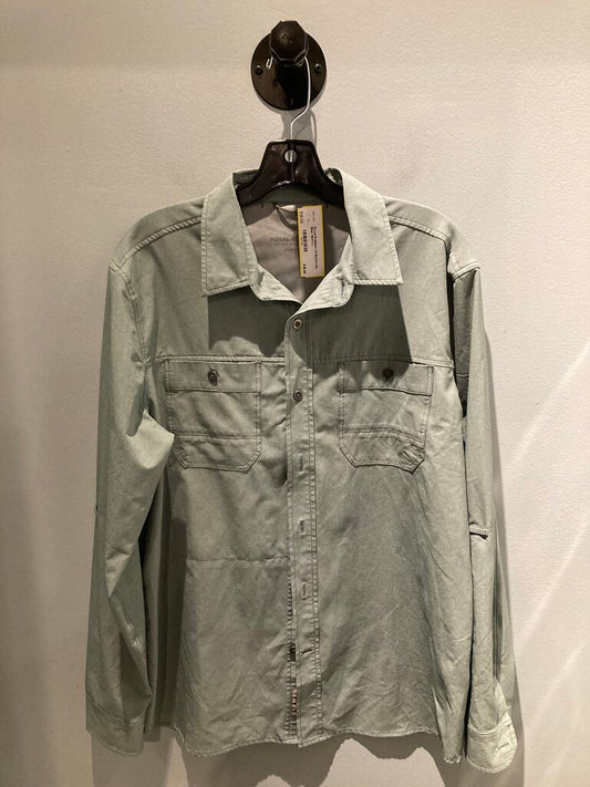 Royal Robbins LS Button Up, Blue, Men's L
