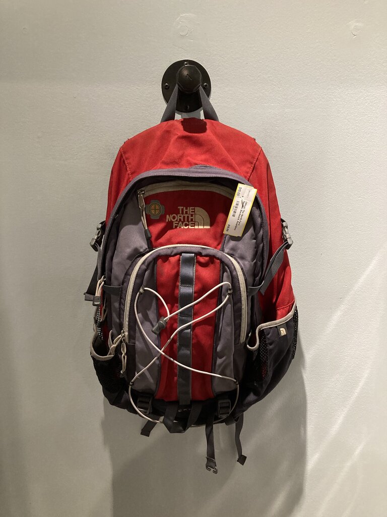 (Wear) The North Face Heckler Backpack, Red/Grey