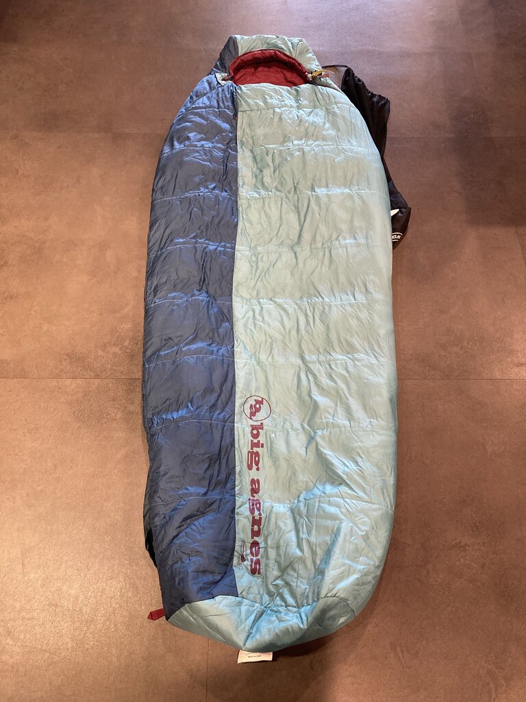 Big Agnes Slavonia Sleeping Bag, Blue/Maroon, 30deg