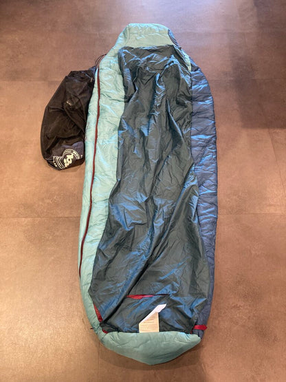Big Agnes Slavonia Sleeping Bag, Blue/Maroon, 30deg