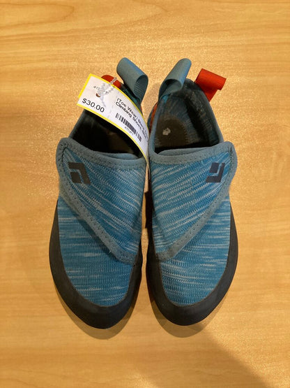 (Toe Wear) Black Diamond Climbing Shoes, Blue, Kids 1