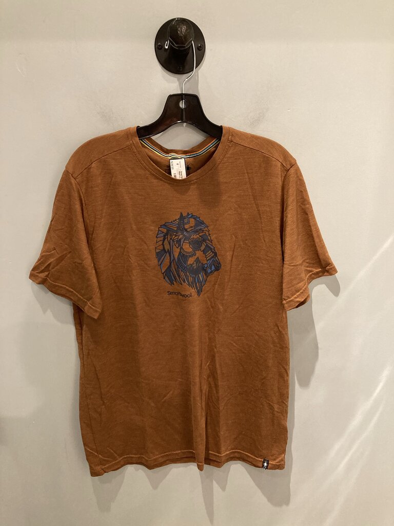 Smartwool SS Crew, Brown, Men's L