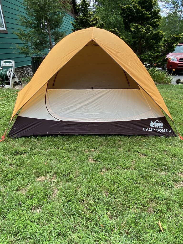 REI Camp Dome 4 Tent, Grey/Orange, 4P