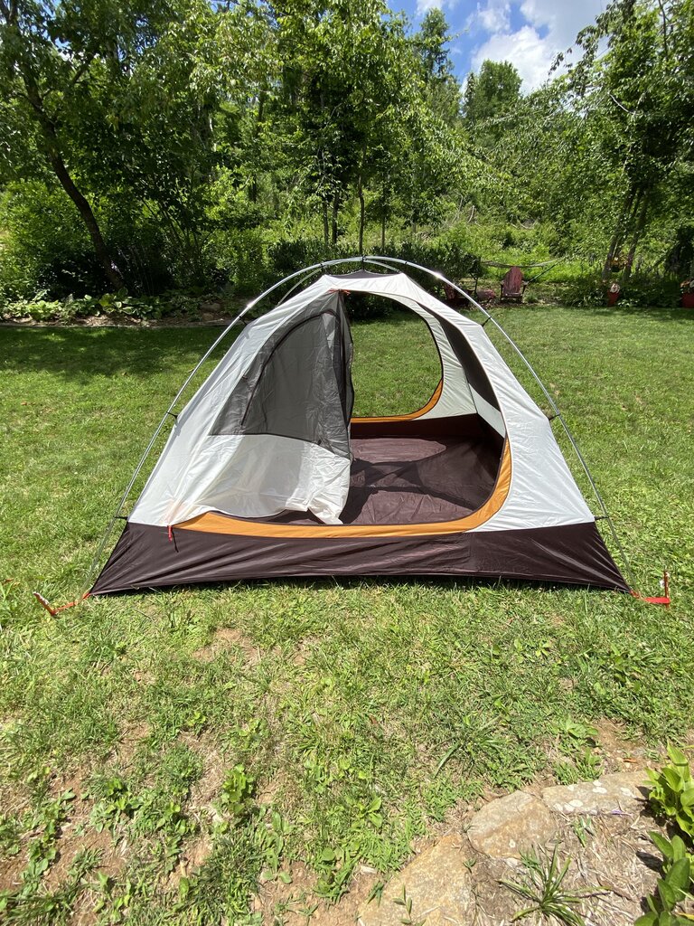REI Camp Dome 4 Tent, Grey/Orange, 4P