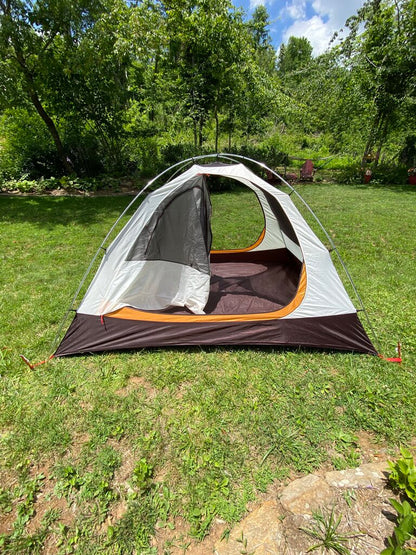 REI Camp Dome 4 Tent, Grey/Orange, 4P