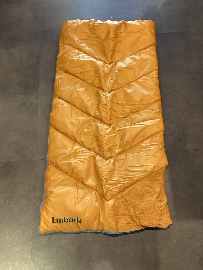 Embark Kids Sleeping Bag, Orange/Blue