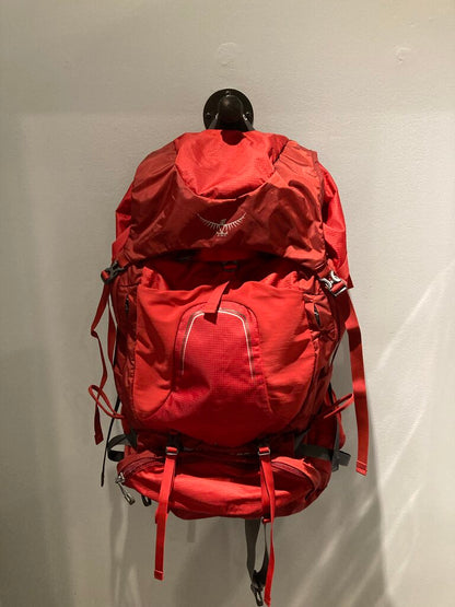Osprey Atmos AG 65 Backpack, Red, 65L, M