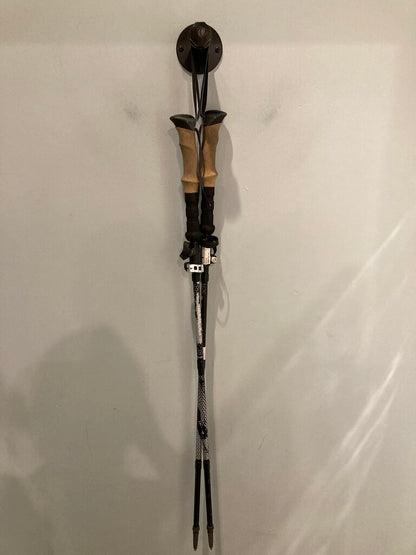Trekology Trek-Z Trekking Poles, Black/Cork