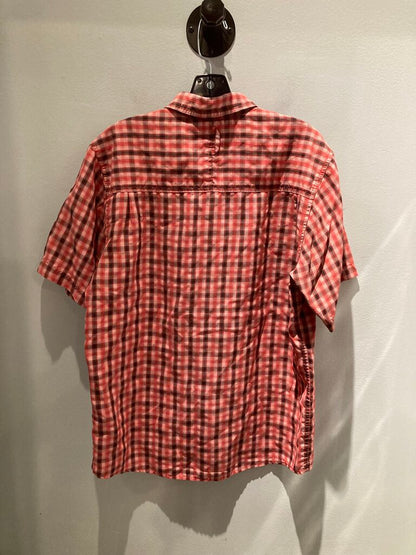 The North Face SS Button Up, Red/Black Plaid, Men's M