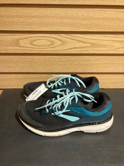 Brooks Sneakers, Black/Blue, Women's 9
