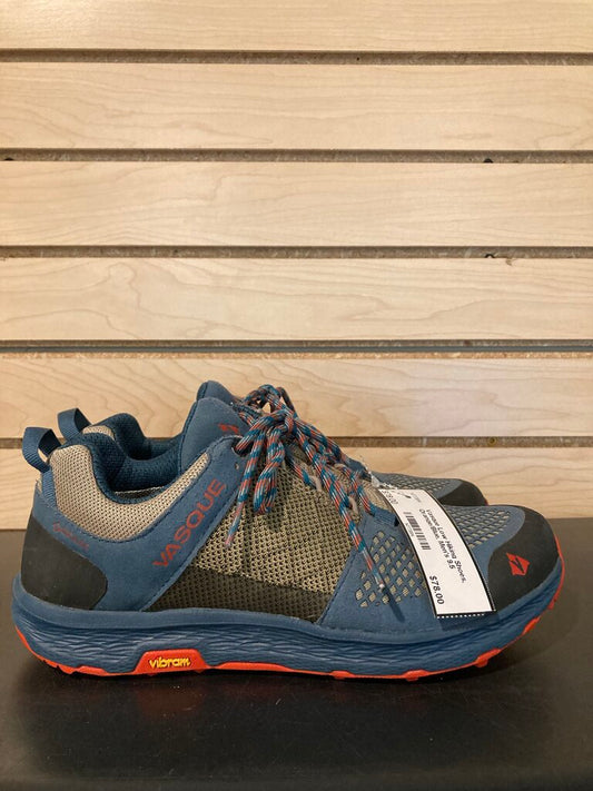 Vasque Low Hiking Shoes, Orange/Blue, Men's 9.5