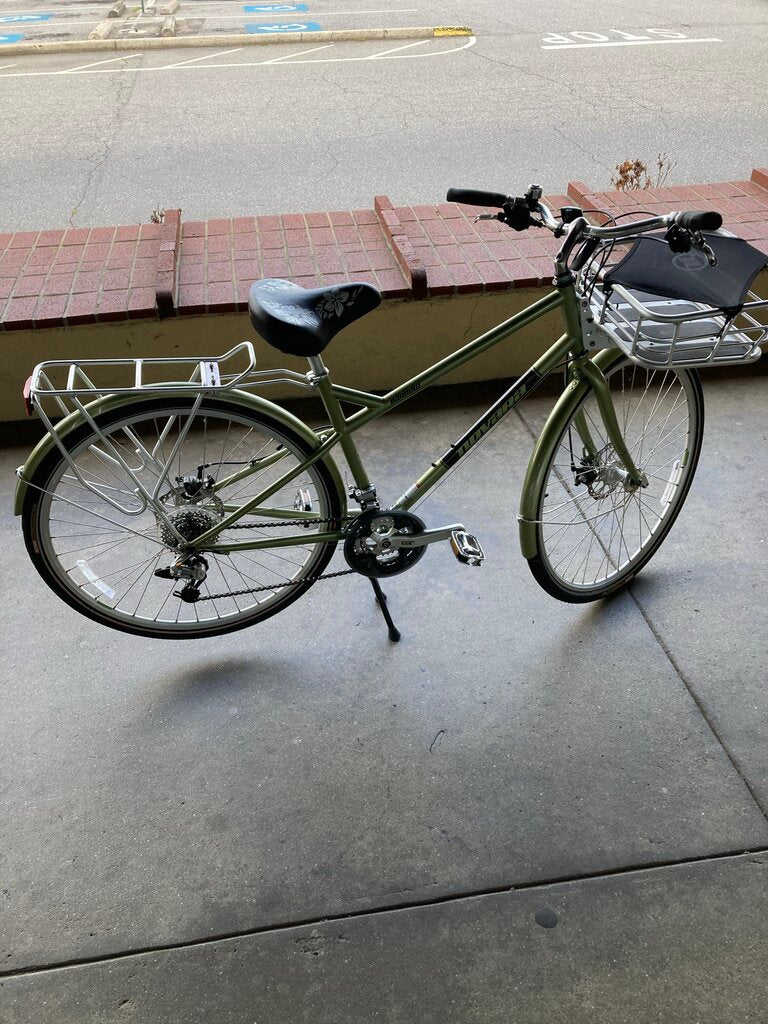 Novara Barrow Bike, Green/Black, S/M Frame, 700c Wheels