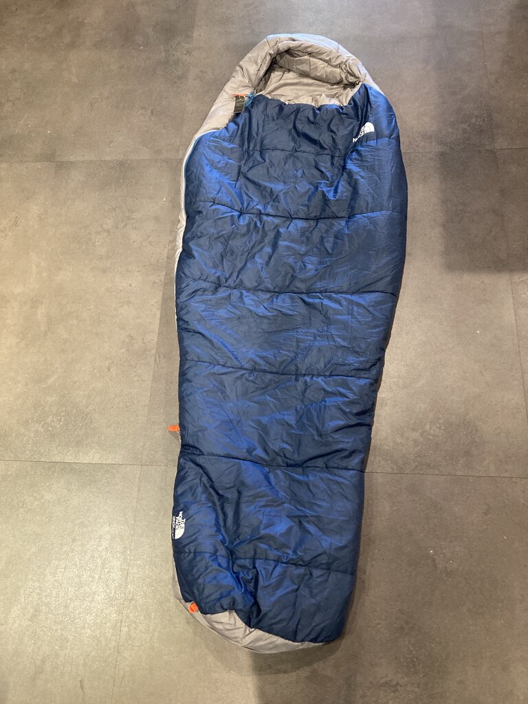 The North Face Youth Wasatch Sleeping Bag, Grey/Navy, 20 Degree