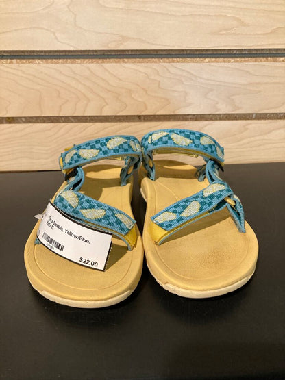 Teva Sandals, Yellow/Blue, Kid's 13