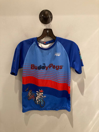 Podiumwear SS Jersey, Blue/Red, Kid's L