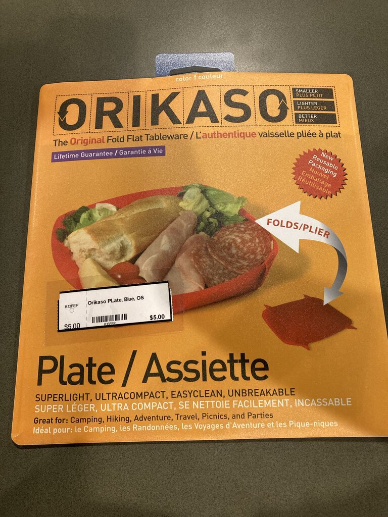 Orikaso PLate, Blue, OS