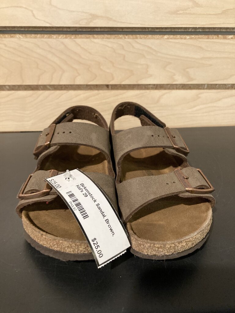 Birkenstock Sandal, Brown, Kid's 29