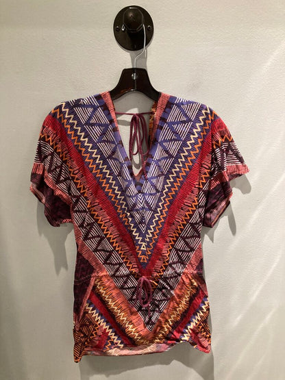 Prana V-Neck SS, Multi, Women's XS