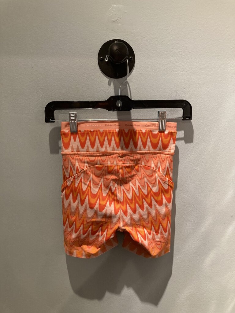 Outdoor Voices Shorts, Orange, Women's XXS