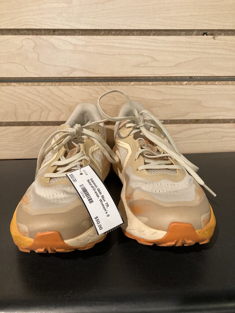 Salomon Glide Max TR, Natural/Orange, Women's 8