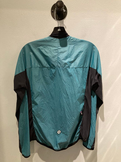 Assos FTR Wind Jacket, Green/Black, Women's XL