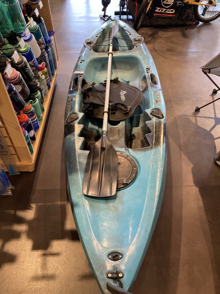 Tidal Coast Kayak (w/ Paddle and Seat), Blue/Black, 10ft