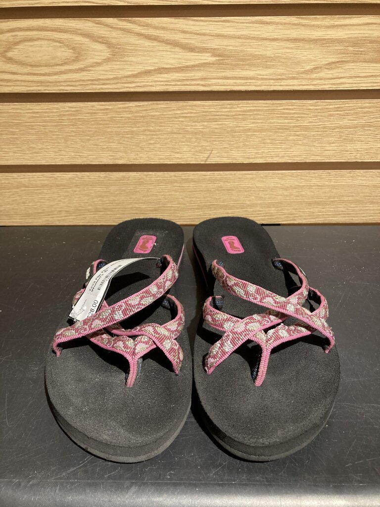 Teva Flip Flop, Black/Pink, Women's 10