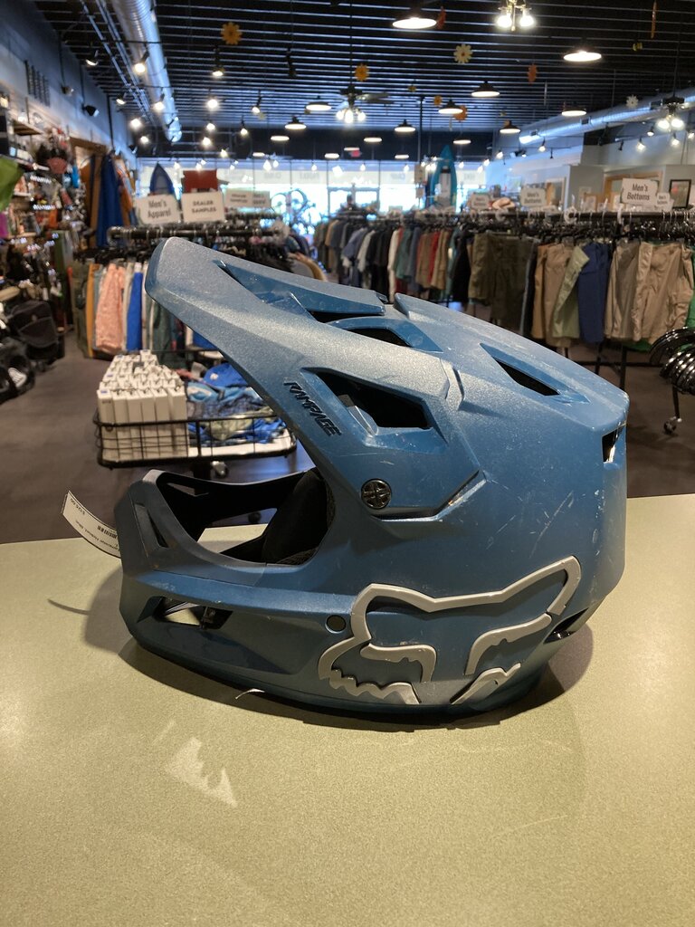 Fox Rampage Helmet, Blue, Youth L