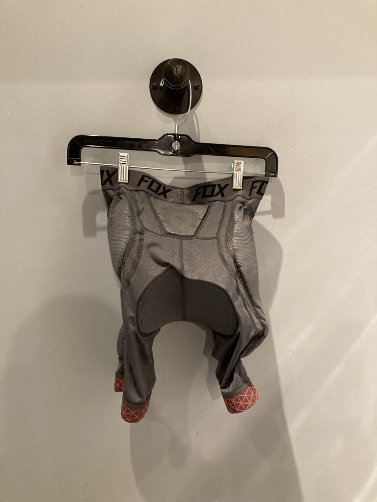 Fox Padded Bike Shorts, Grey, Men's S