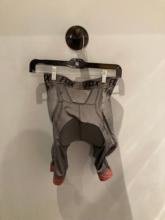 Fox Padded Bike Shorts, Grey, Men's S
