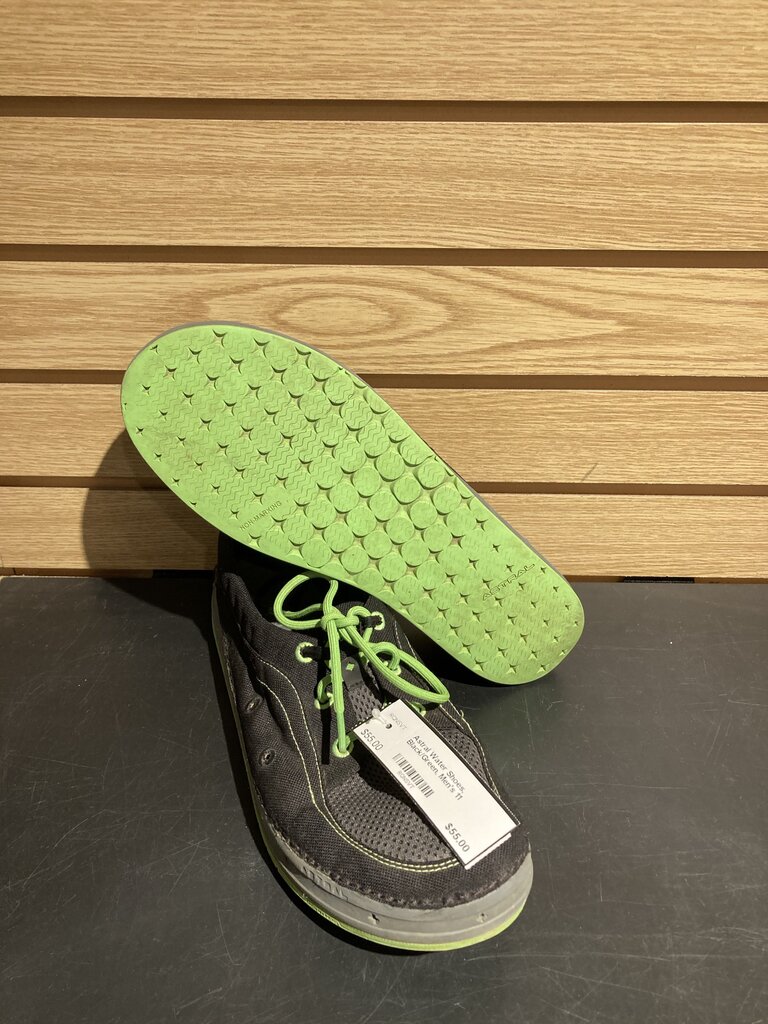 Astral Water Shoes, Black/Green, Men's 11
