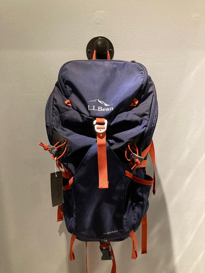 LL Bean Trekker AC Backpack, Blue/Pink