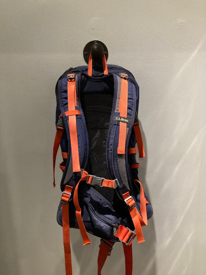 LL Bean Trekker AC Backpack, Blue/Pink