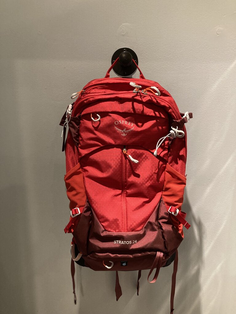 Osprey Stratos 24 Backpack, Red, 24L, OS