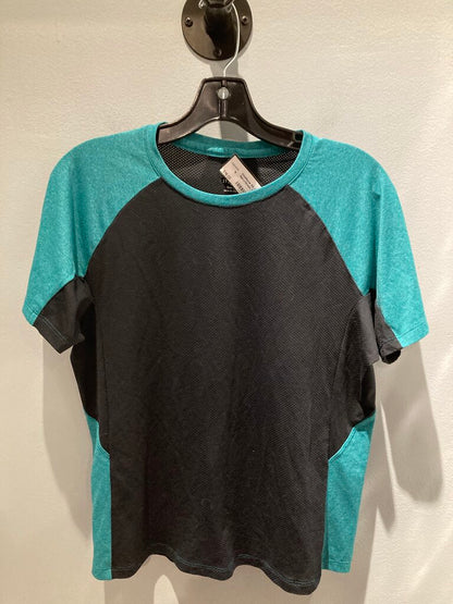 Kitshbow SS Crew, Navy/Green, Women's XL