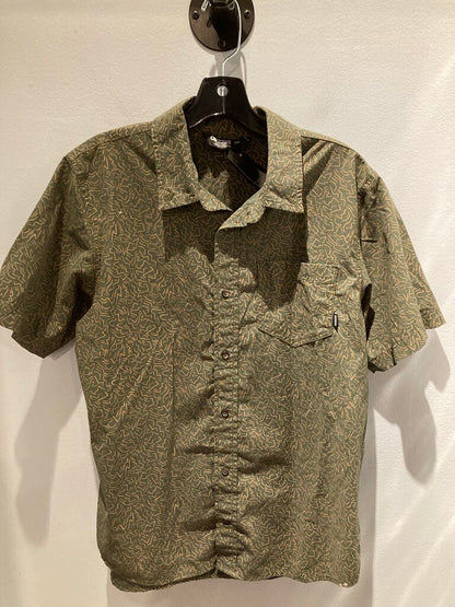 Outdoor Research SS Button Up< Green/Gold, Men's M