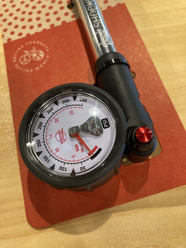 Planet Bike Shockmate 3.0 Shock Pump w/ Gauge (unused)