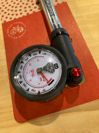 Planet Bike Shockmate 3.0 Shock Pump w/ Gauge (unused)