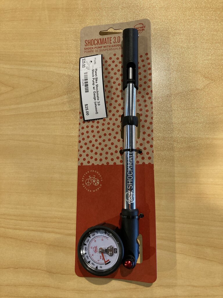 Planet Bike Shockmate 3.0 Shock Pump w/ Gauge (unused)