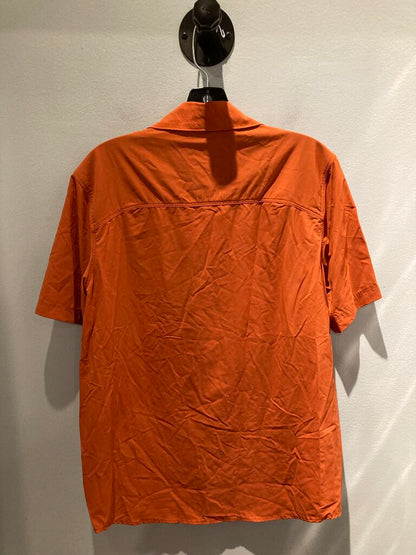 Outdoor Research SS Button Up, Orange, Men's M